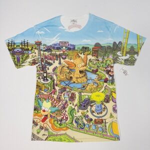 NWT Vintage Universal Studio The‎ Simpsons Krustyland T-Shirt Unisex Size S